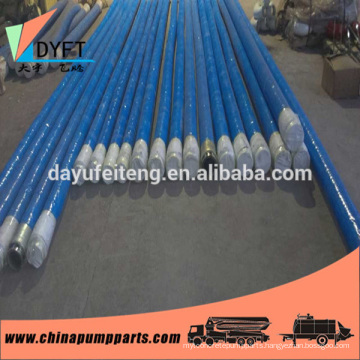 concrete pump flexible hose elba DN125*5m concrete pump end hose (Reinforced with 4 steel layers)